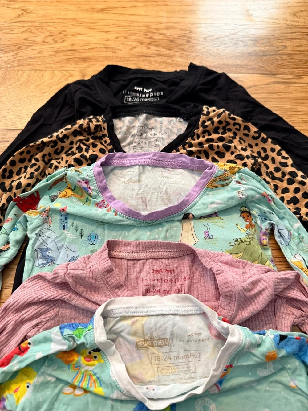 Posh Peanut/Little Sleepies Bamboo Pajama Set Bundle Size 18-24 Months.